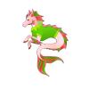 Red Festive Hippocamp