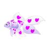Pink Heart Veiltail
