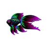Violet Superveiltail