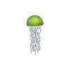 Glowing Green Jellyfish