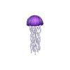 Glowing Purple Jellyfish