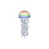 Glowing Rainbow Jellyfish