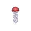 Glowing Red Jellyfish