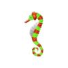 Crimson n Green Seahorse