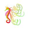 Red Lightwing Seahorse